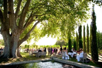 Professional Provence wedding planner at a private estate