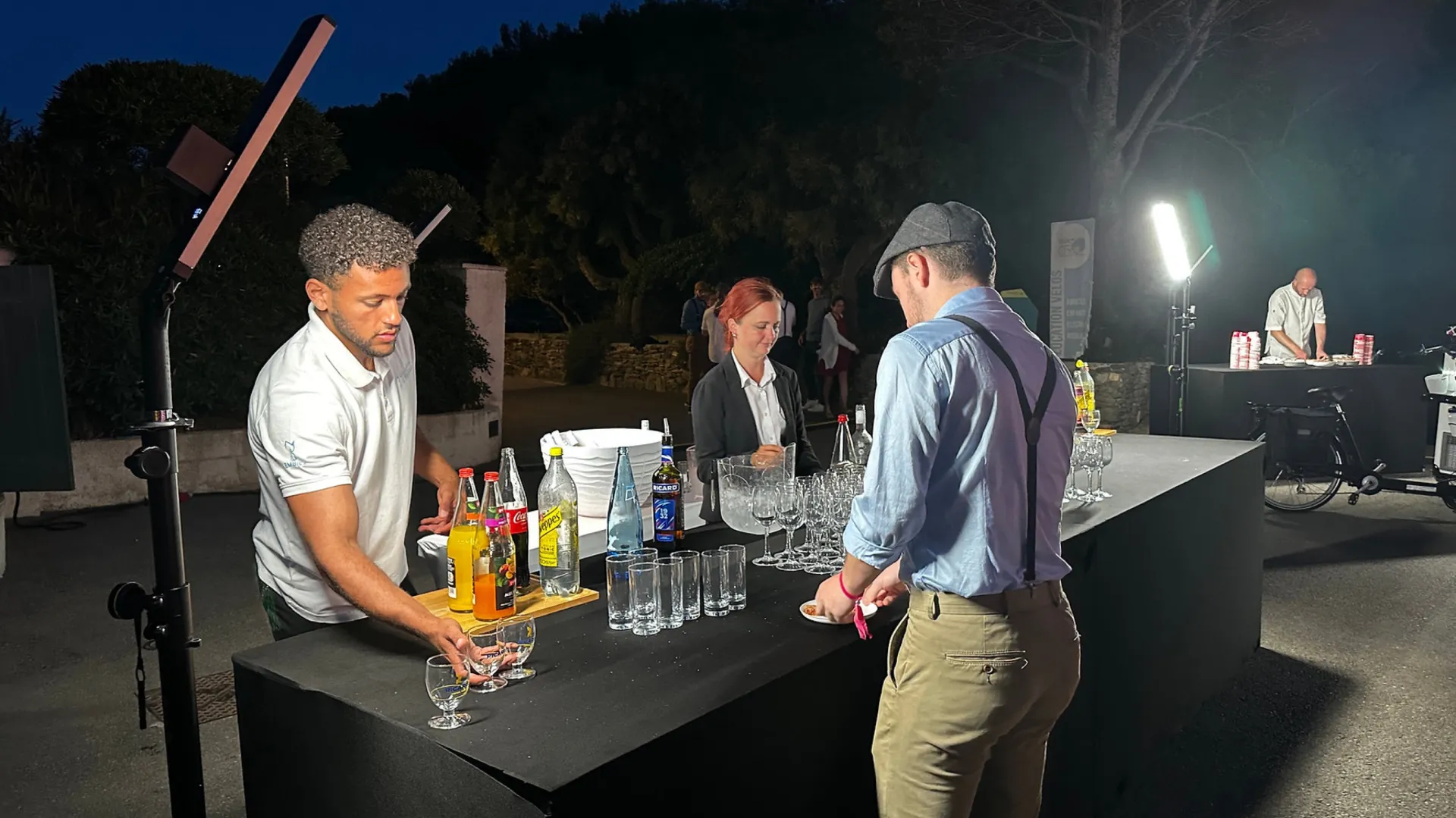 location éclairage buffet simple sur batterie à la londe dans le var