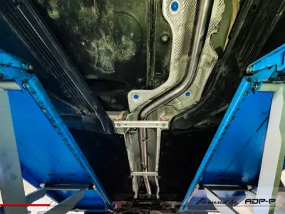 Installation ligne d'échappement Ragazzon Mercedes classe A200 | ADP Performance Aix en provence