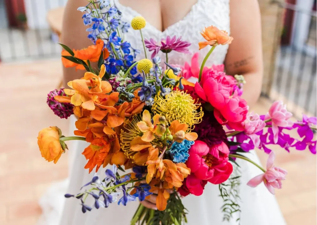 Décoration de mariage colorful à Bordeaux grace à une agence de Wedding Planner en Nouvelle Aquitaine
