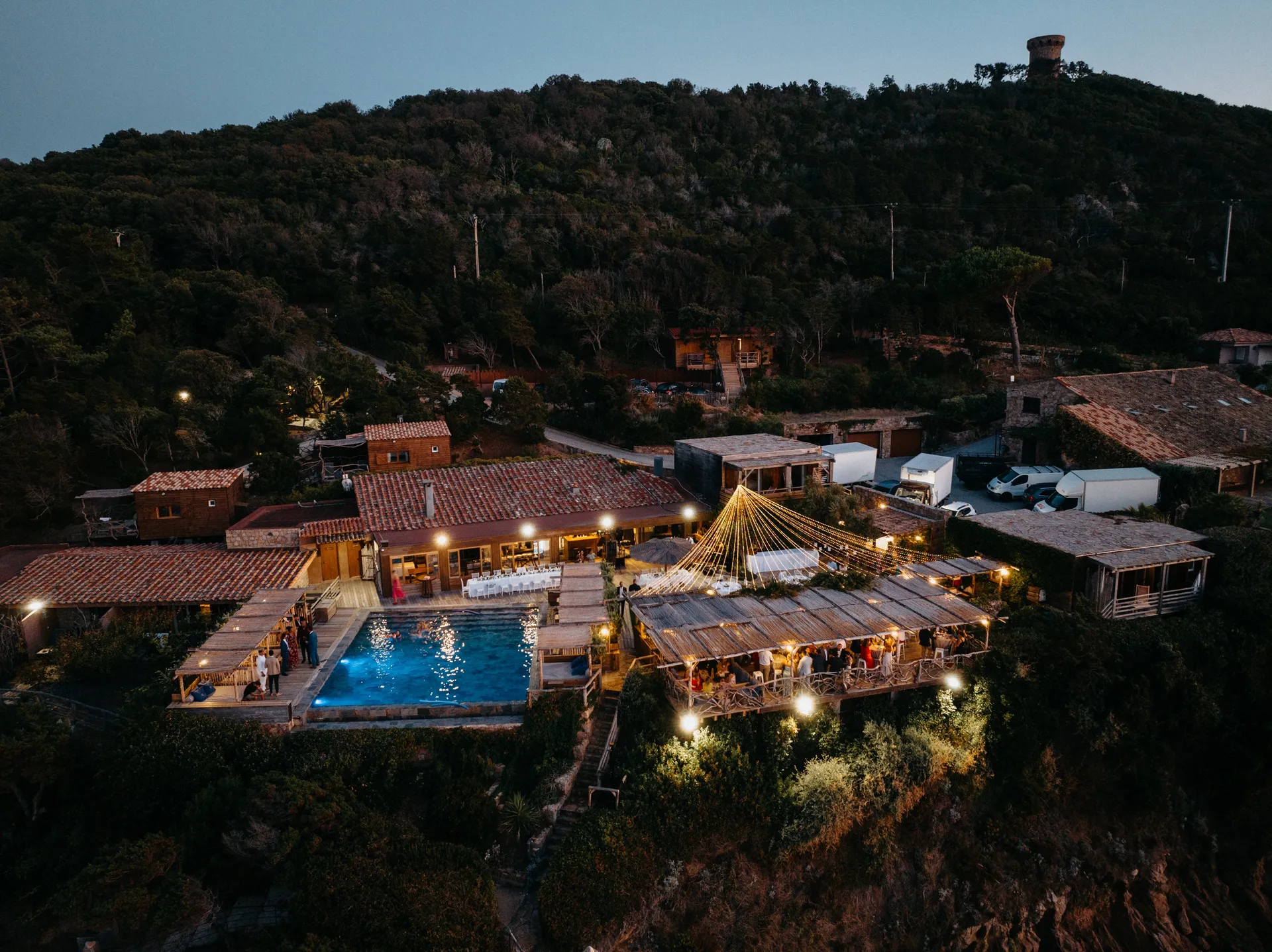 villa mariage bord de mer corse