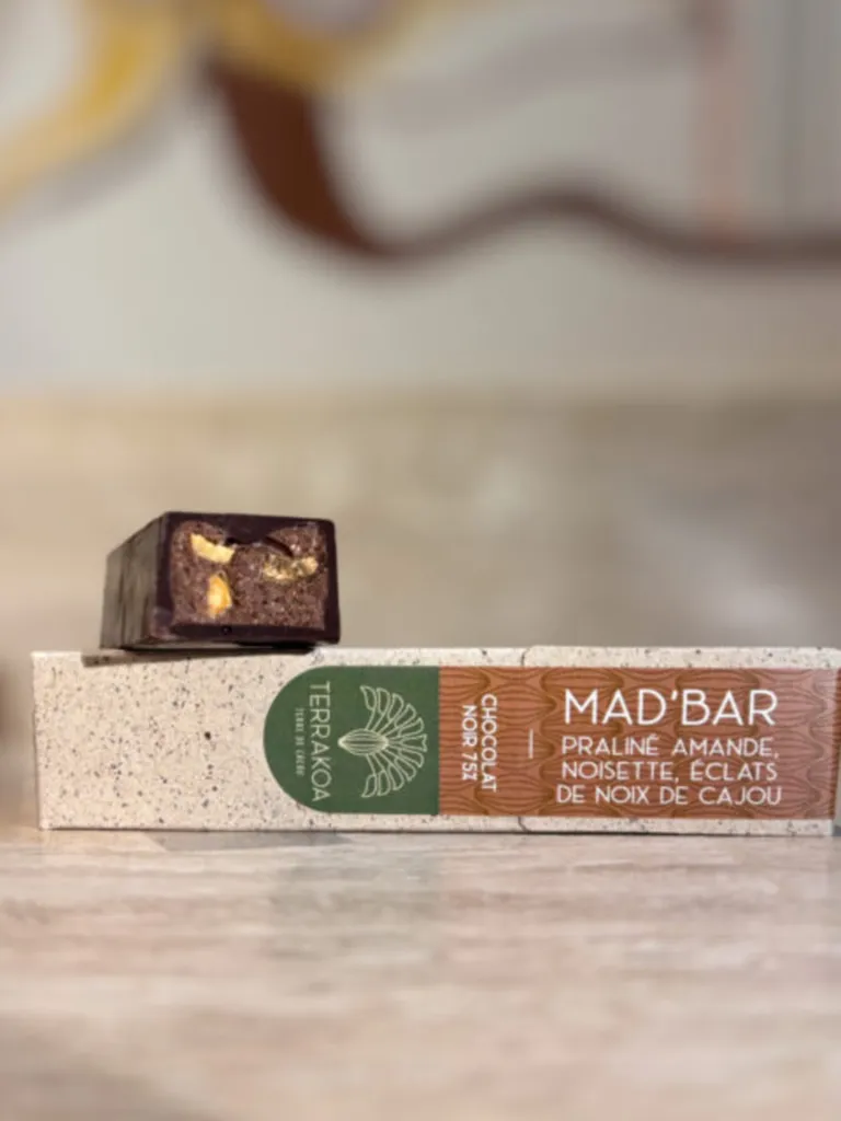 Les Mad’Bar Terrakoa, des barres chocolatées gourmandes aux cœurs fondants et saveurs originales