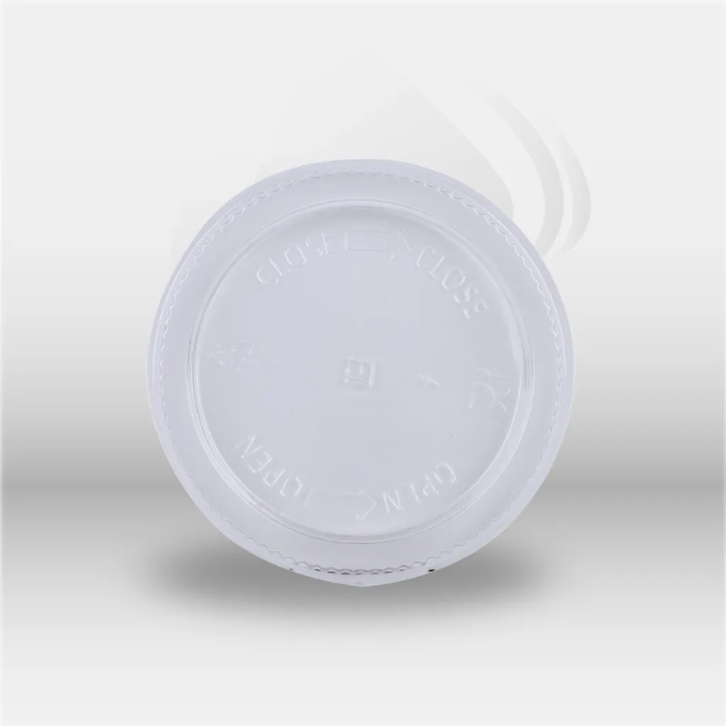Couvercles pots à sauce transparents 45 ml Garcia de Pou pour restauration professionnelle, idéals pour sauces, condiments et accompagnements, assurant un conditionnement hygiénique et un transport sécurisé en vente à emporter et livraison – disponibles à