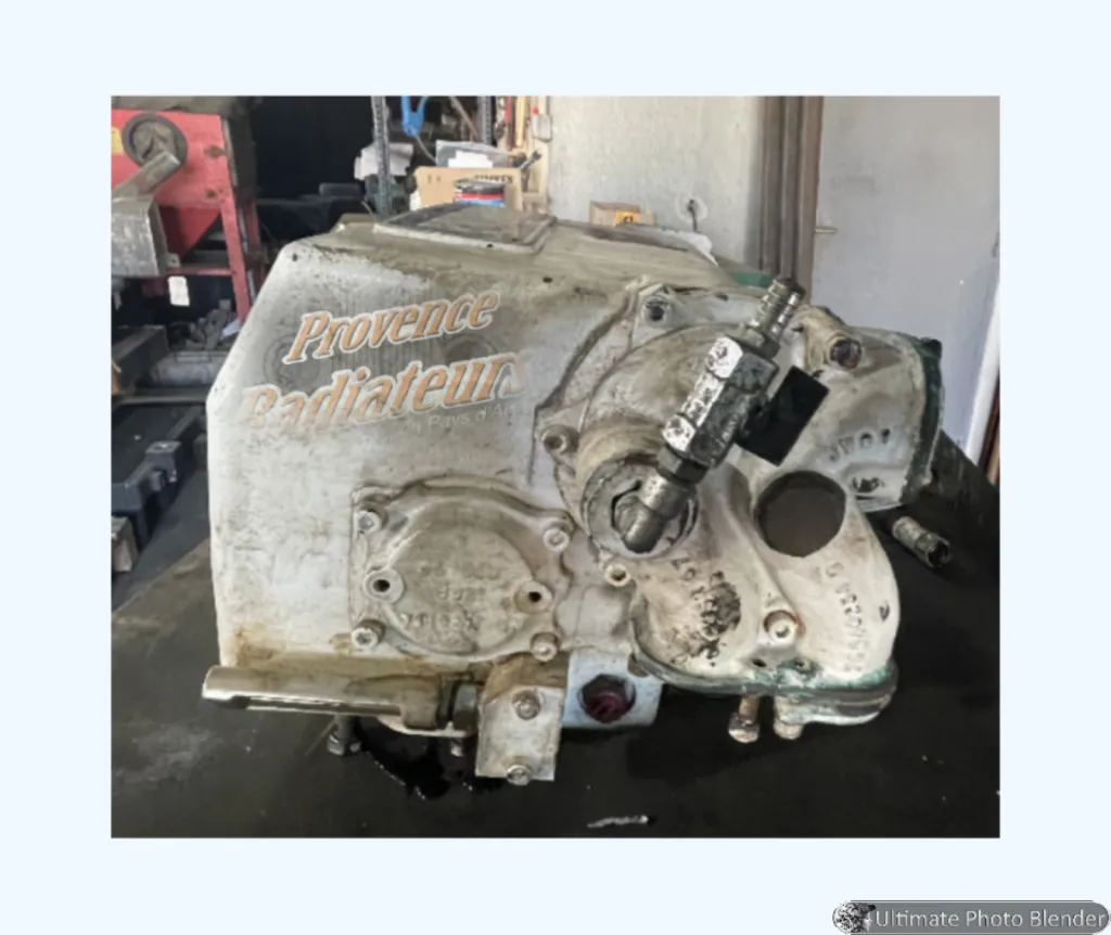 Révision d'échangeur marin et son vase d'expansion près de Marseille.