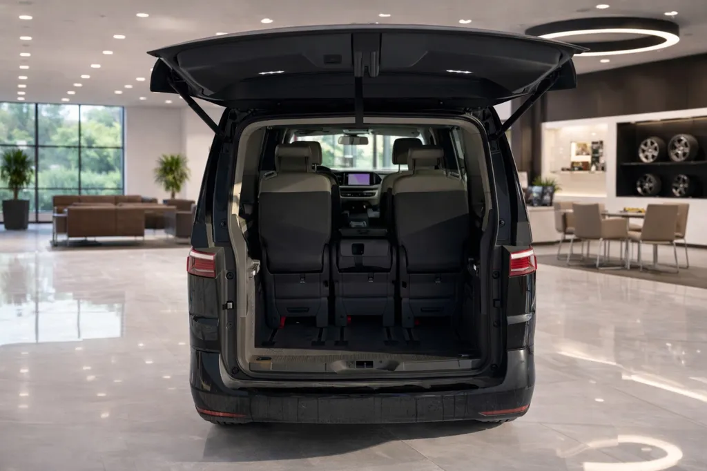 Volkswagen T7 Multivan eHybrid vue arrière design moderne LED