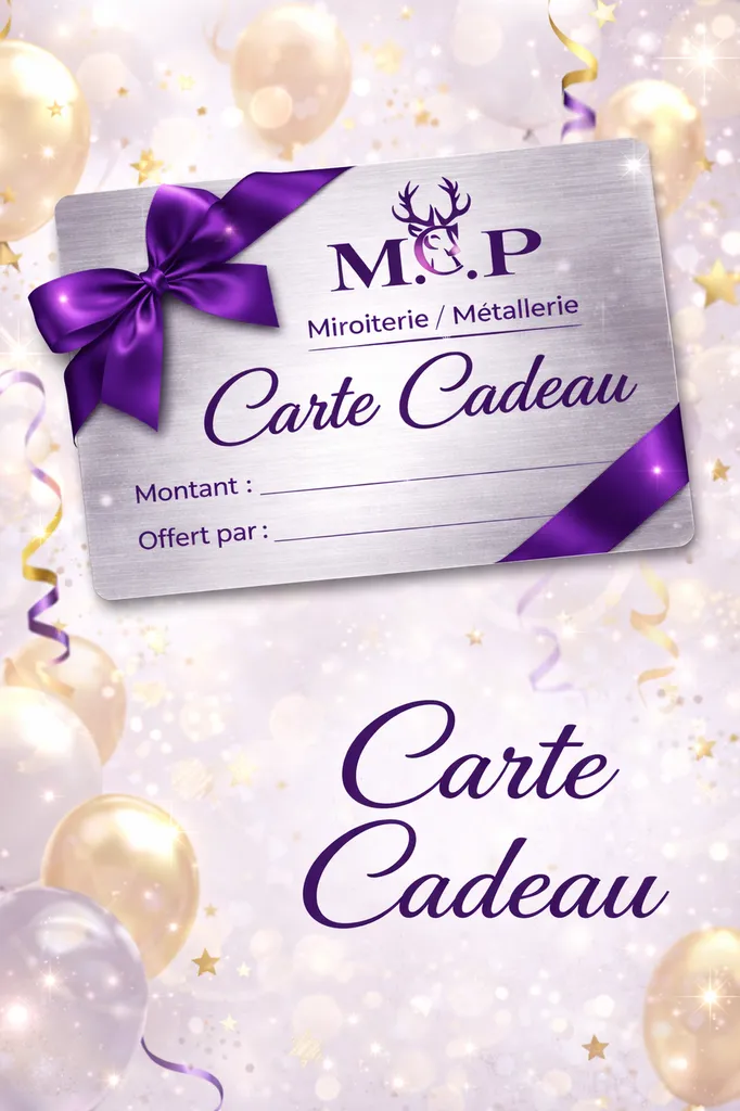 La Carte Cadeau M.C.P – Le cadeau idéal pour faire plaisir en toute occasion, valable en ligne et en boutique