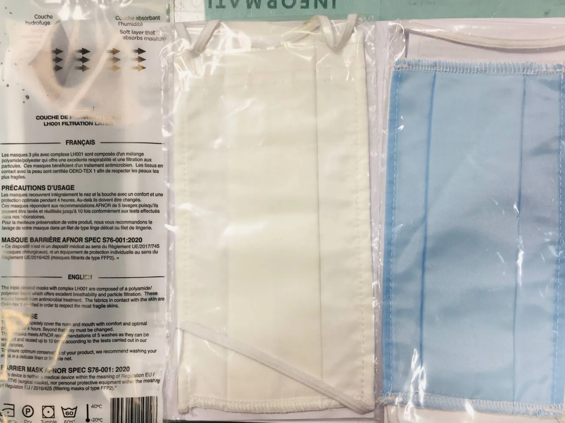 Masques lavables à marseille