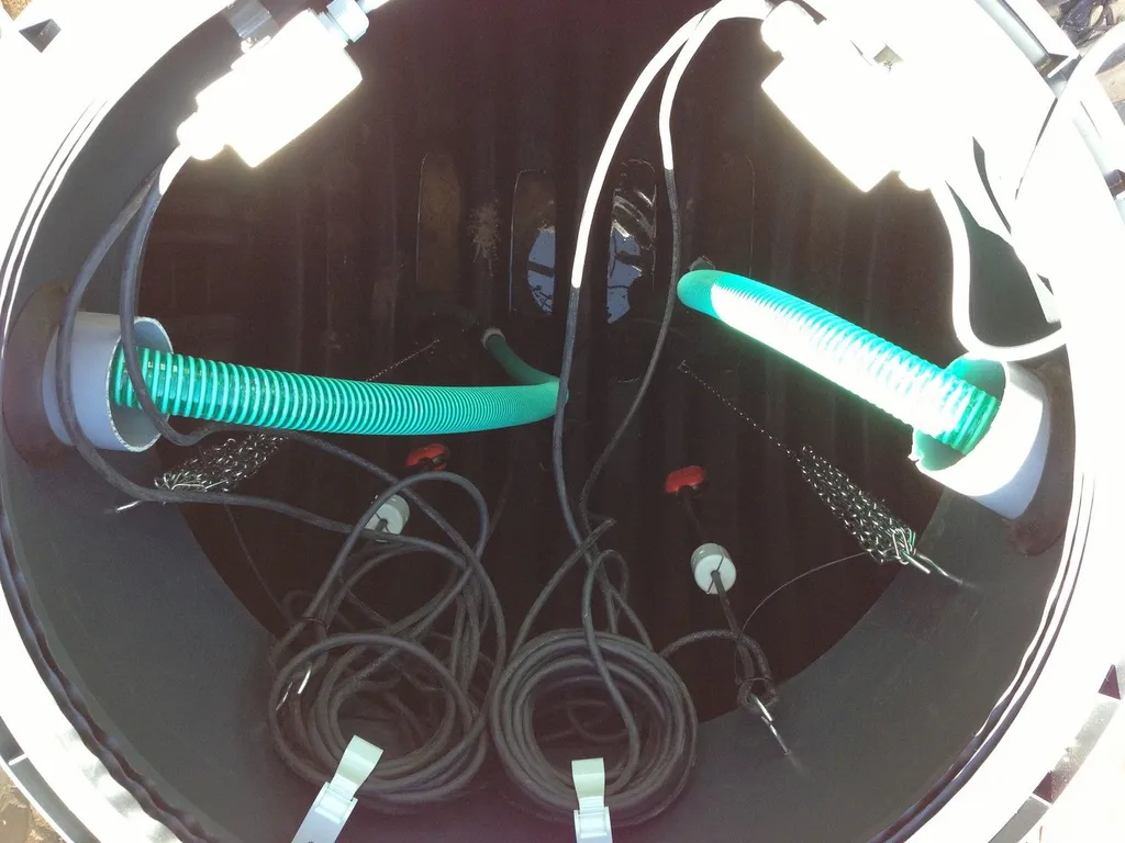 cuve de décantation pompe de relevage