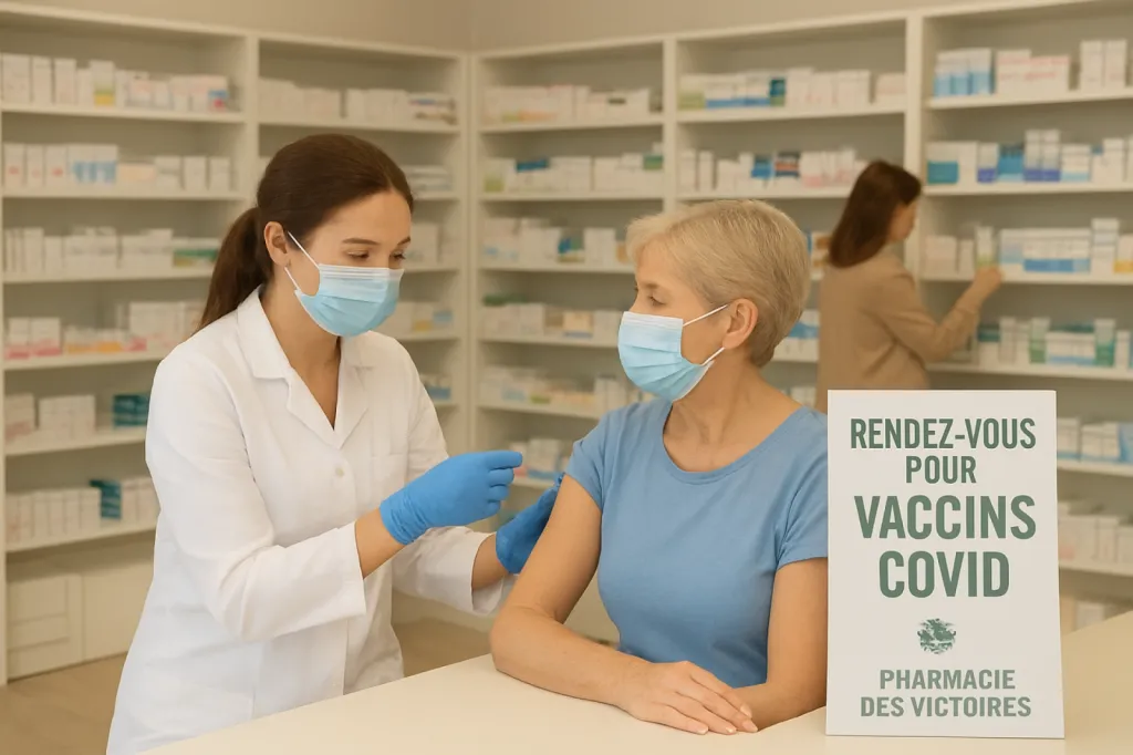 Rendez-vous pour vaccins COVID dans notre pharmacie d'Yvetot