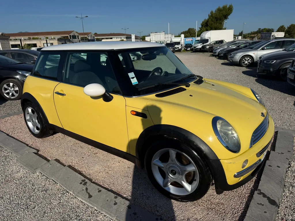 MINI COOPER 1.6 115CV JAUNE 3 PORTE 