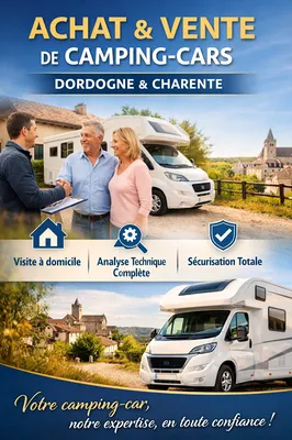 Mandataire camping‑car en Dordogne et Charente – Visite à domicile, analyse technique complète et sécurisation totale avec Horde d’Or