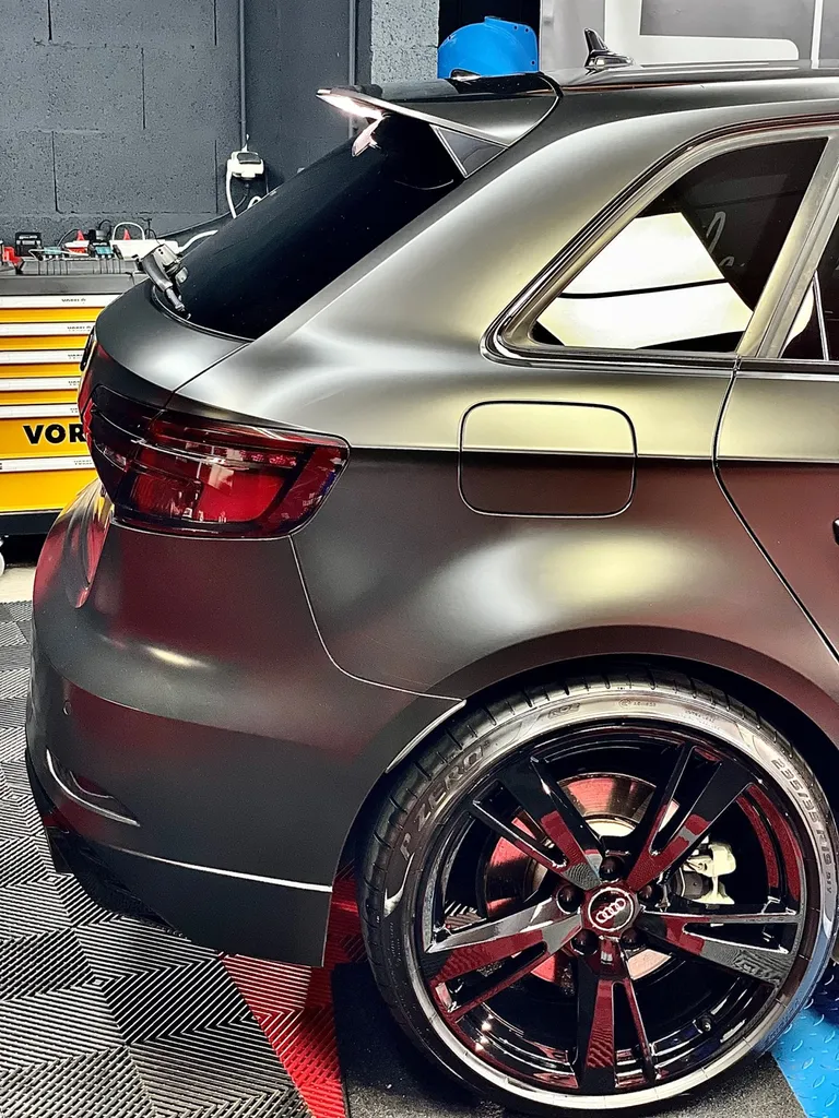 Covering protection PPF traitement céramique Audi RS3 à Lyon