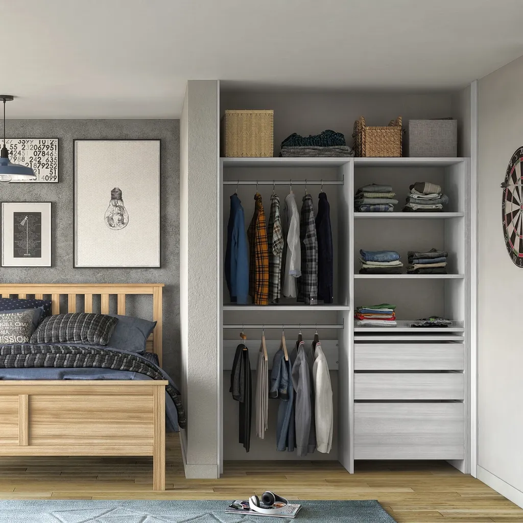 Dressing à moindre cout adapté pour une chambre d'enfant