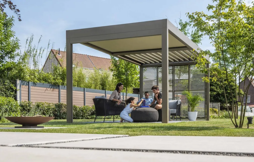 pergola à lames orientables sur mesure avignon