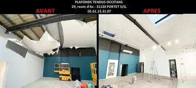 artisan plafond - chantier professionnel à Cornebarrieu by Plafonds Tendus Occitans Toulouse