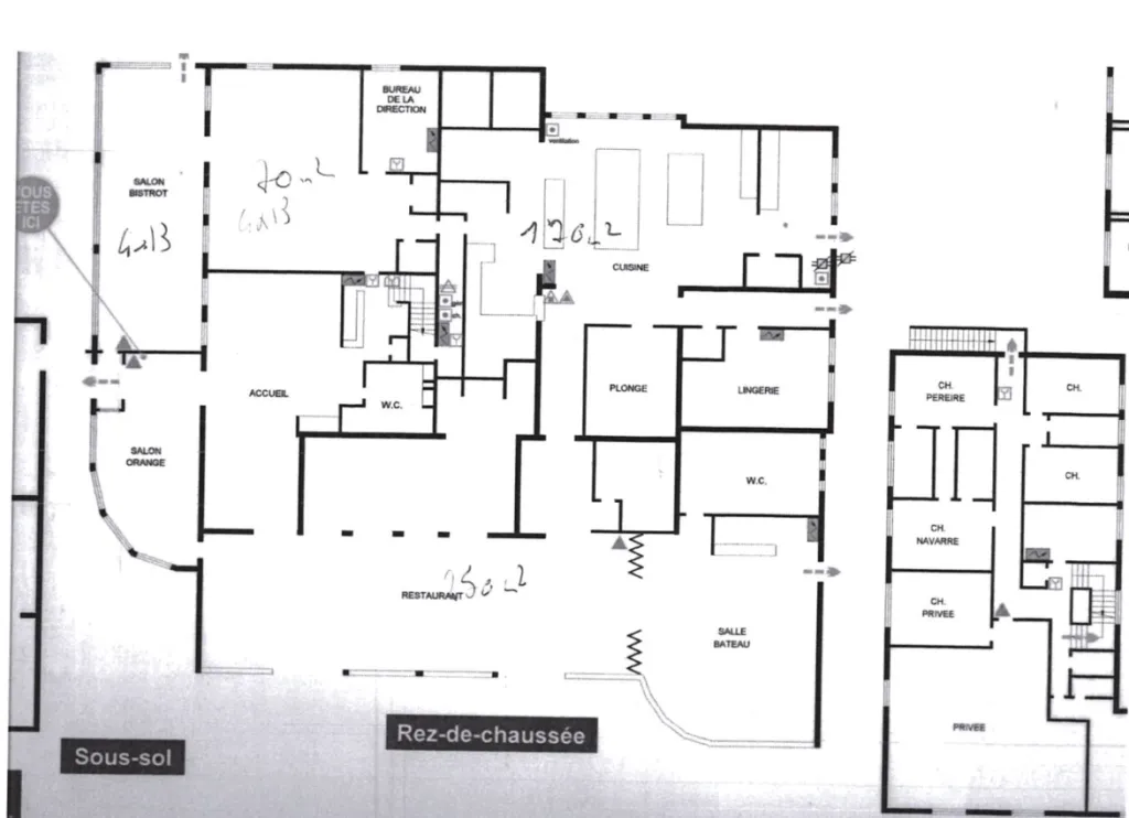 TANCARVILLE - Murs Hôtel/restaurant