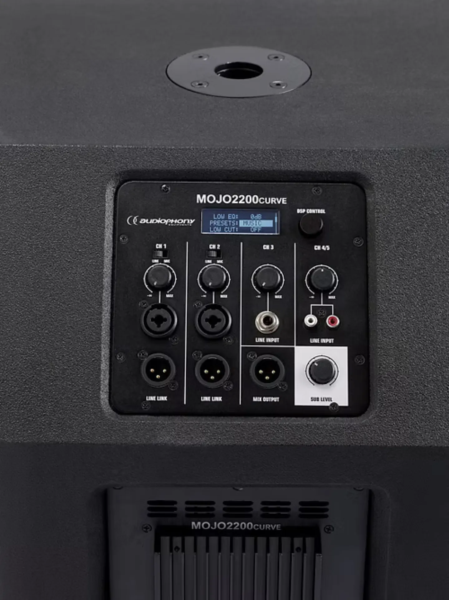 ENCEINTE AMPLIFIEE 2000W MODJO CURVE AUDIOPHONY