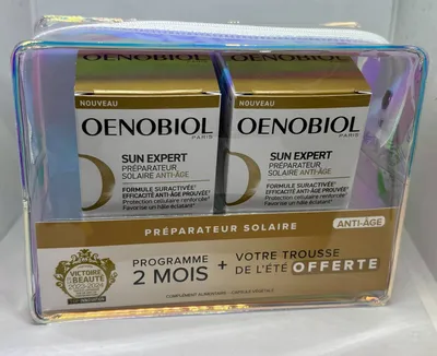 Préparateur solaire anti-âge + trousse offerte 