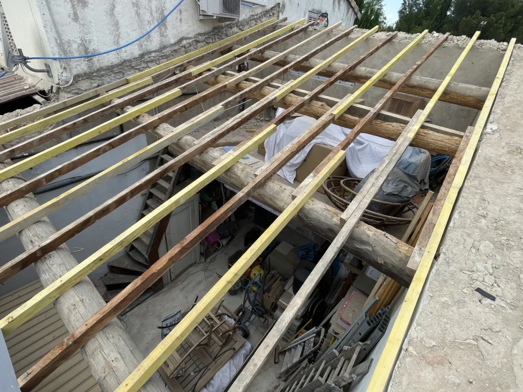 Remplacement d’une toiture de maison sur Aix en Provence