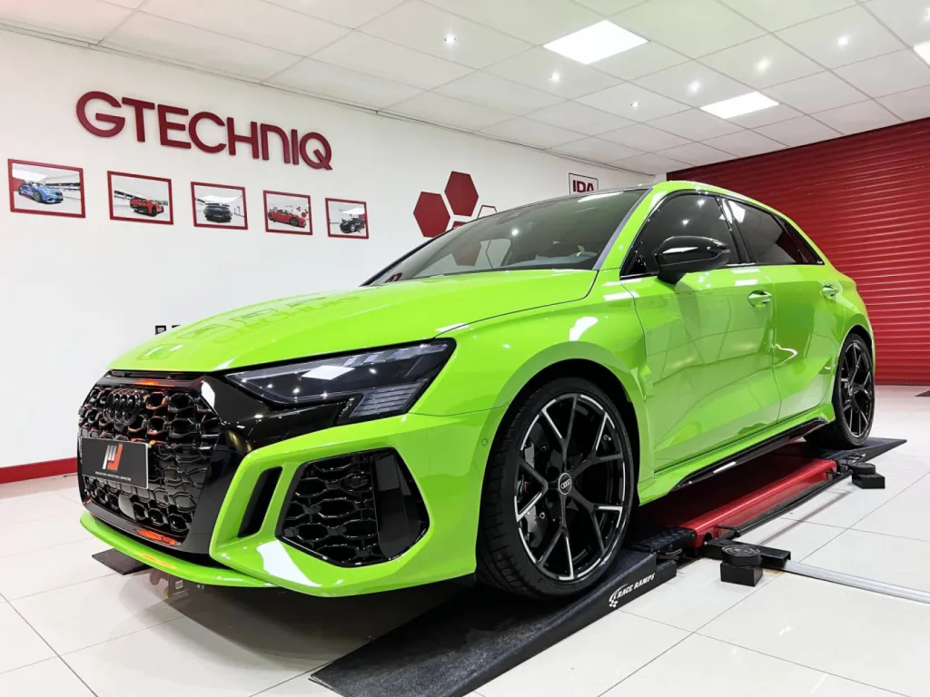 AUDI RS3 2022 - PROTECTION PPF DU BLOC AVANT XPEL + PROTECTION CERAMIQUE A LILLE
