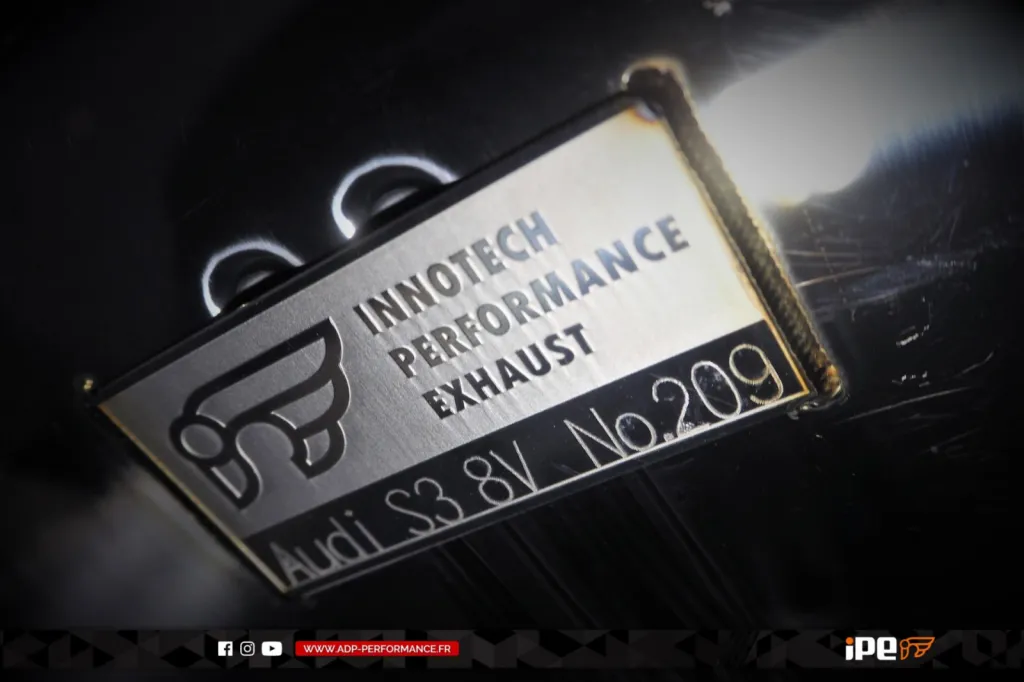Ligne d'échappement (cat-back) iPE Innotech Montpellier - Audi S3 8V - ADP Performance
