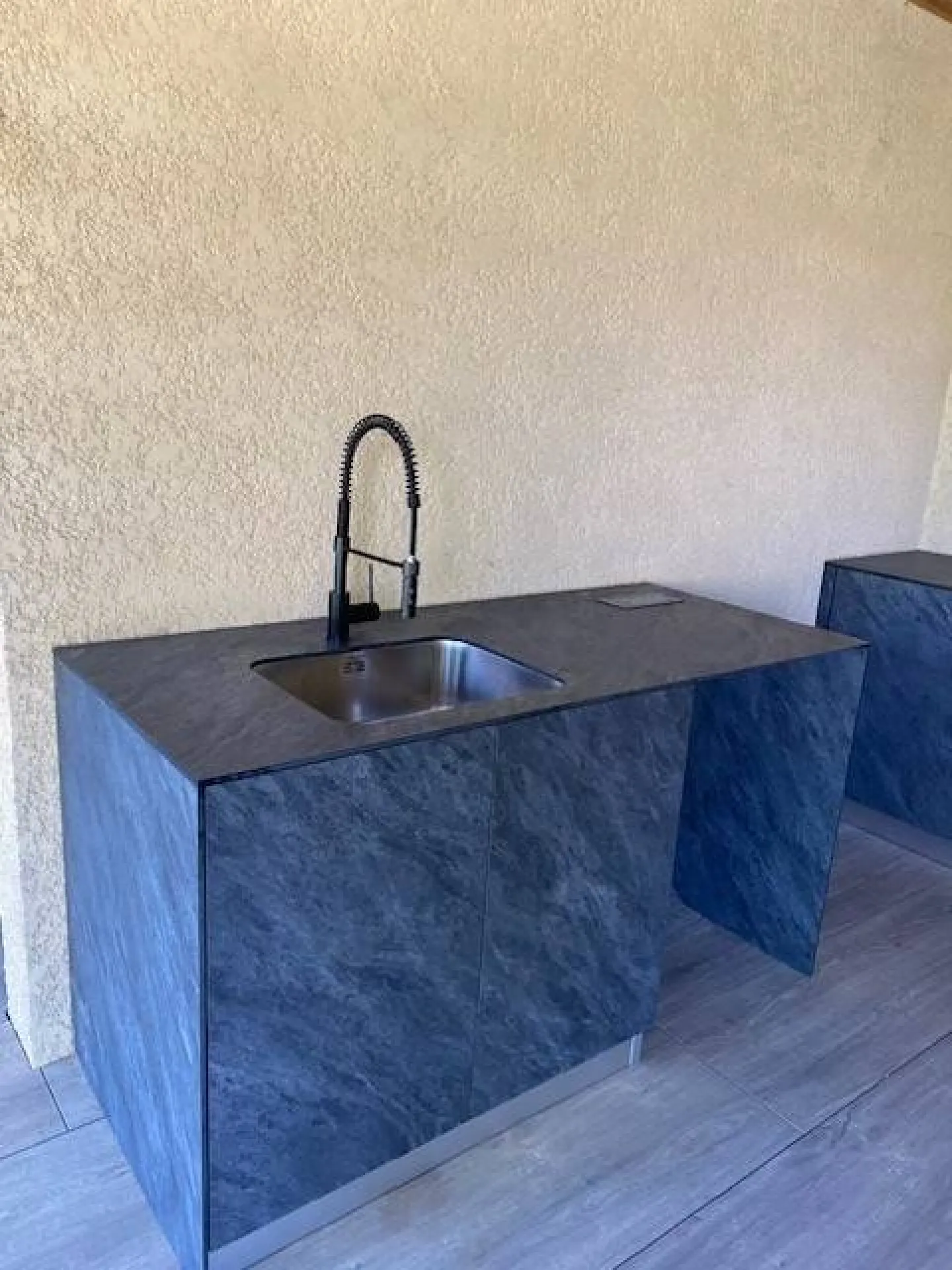 evier cuisine extérieure