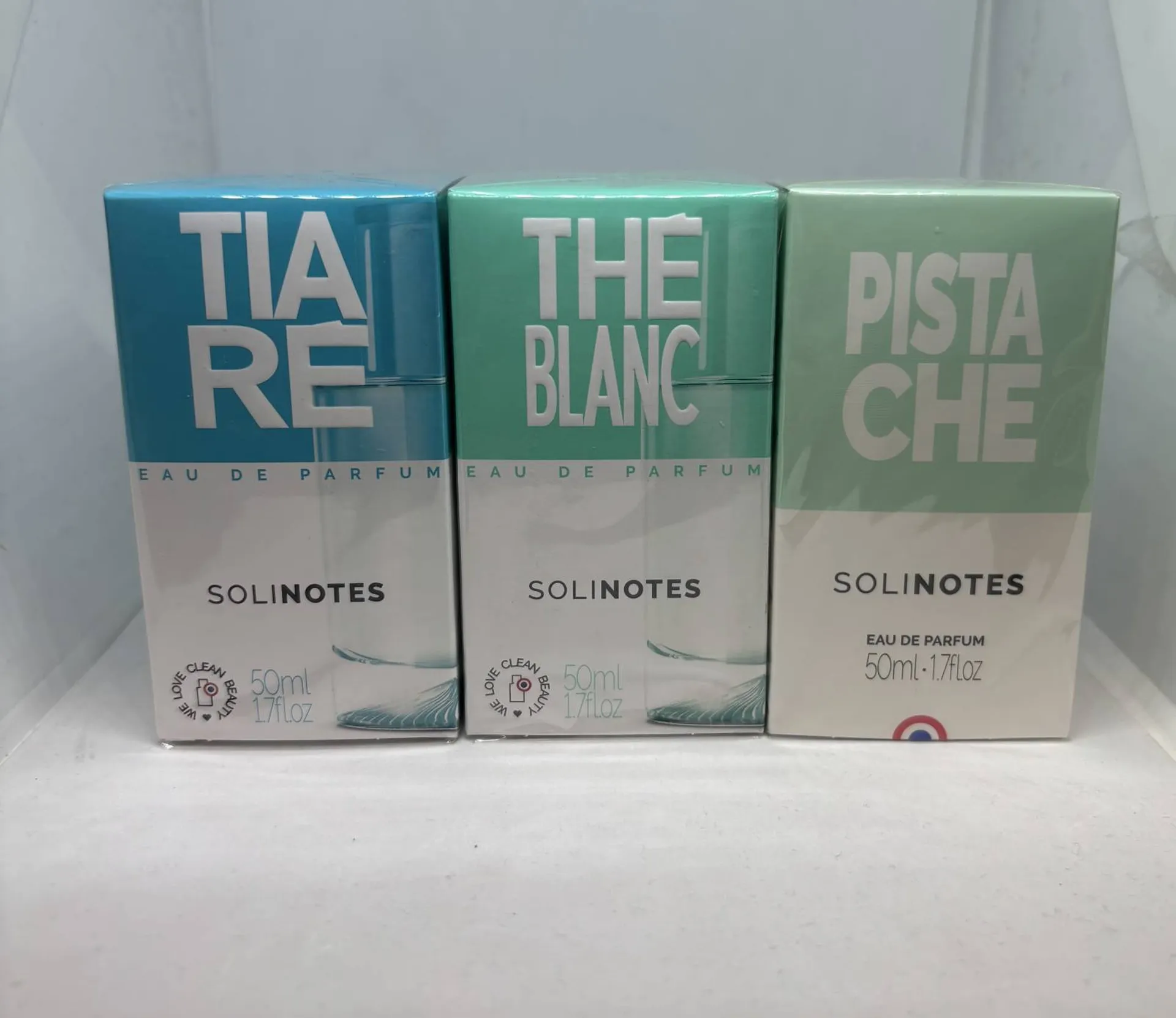 EAU DE PARFUMS 50ML TIARE/THE BLANC/ PISTACHE 13012 MARSEILLE PHARMACIE