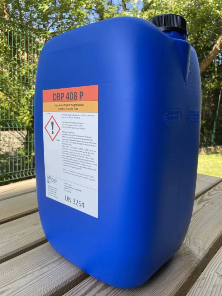 DBP 408 P - Produit de dégraissage pour les acier carbone 