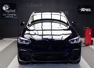 BMW X3 véhicule récent sublimé par notre céramique Crystal Sérum Ultra Gtechniq Traitement céramique Longue Duré