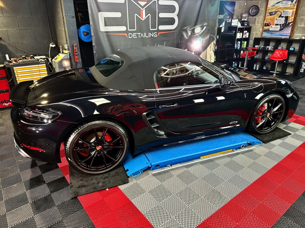 DETAILING Lyon protection carrosserie traitement céramique Porsche Boxster 718 GTS