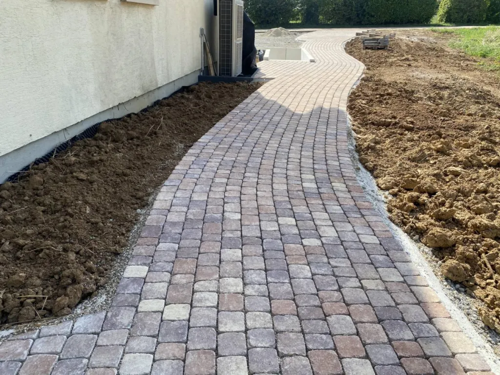 Chemin d’accès en pavé différents formats à Furdenheim 