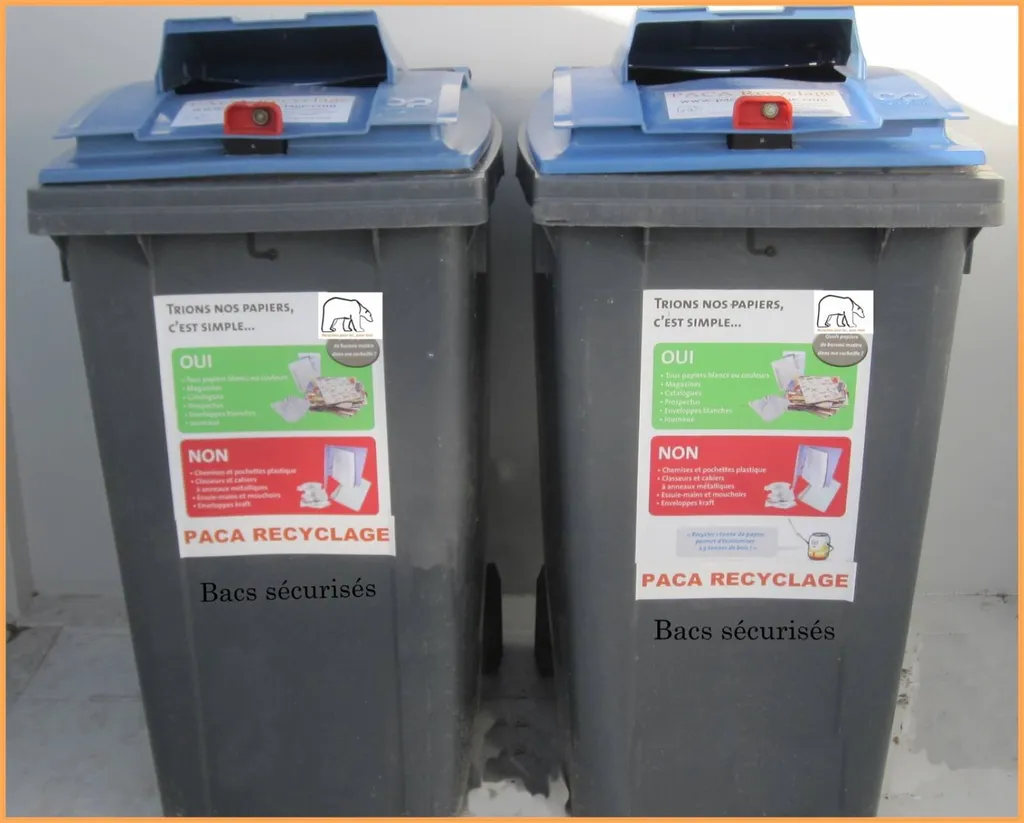 Bacs sécurisés Paca Recyclage