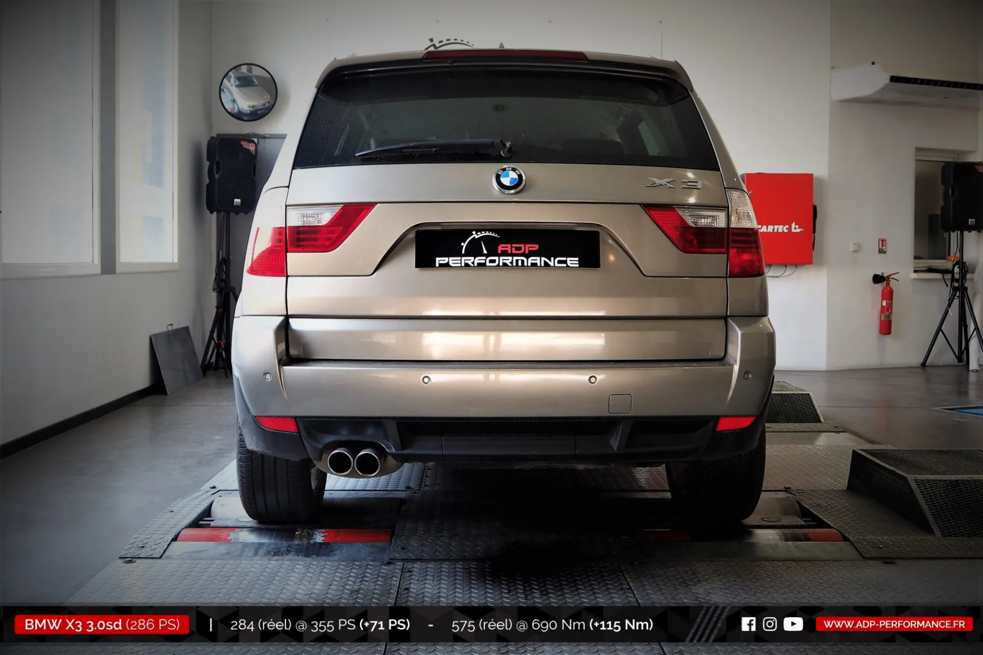 Reprogrammation moteur Cabries - BMW X3 3.0sd 286cv - ADP Performance