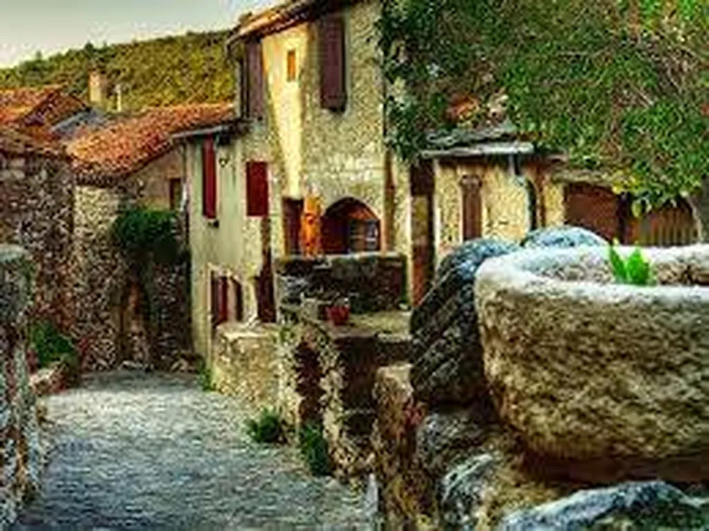 village médiéval de Minerve 1h des campings et bord de mer du Cap d'Agde 