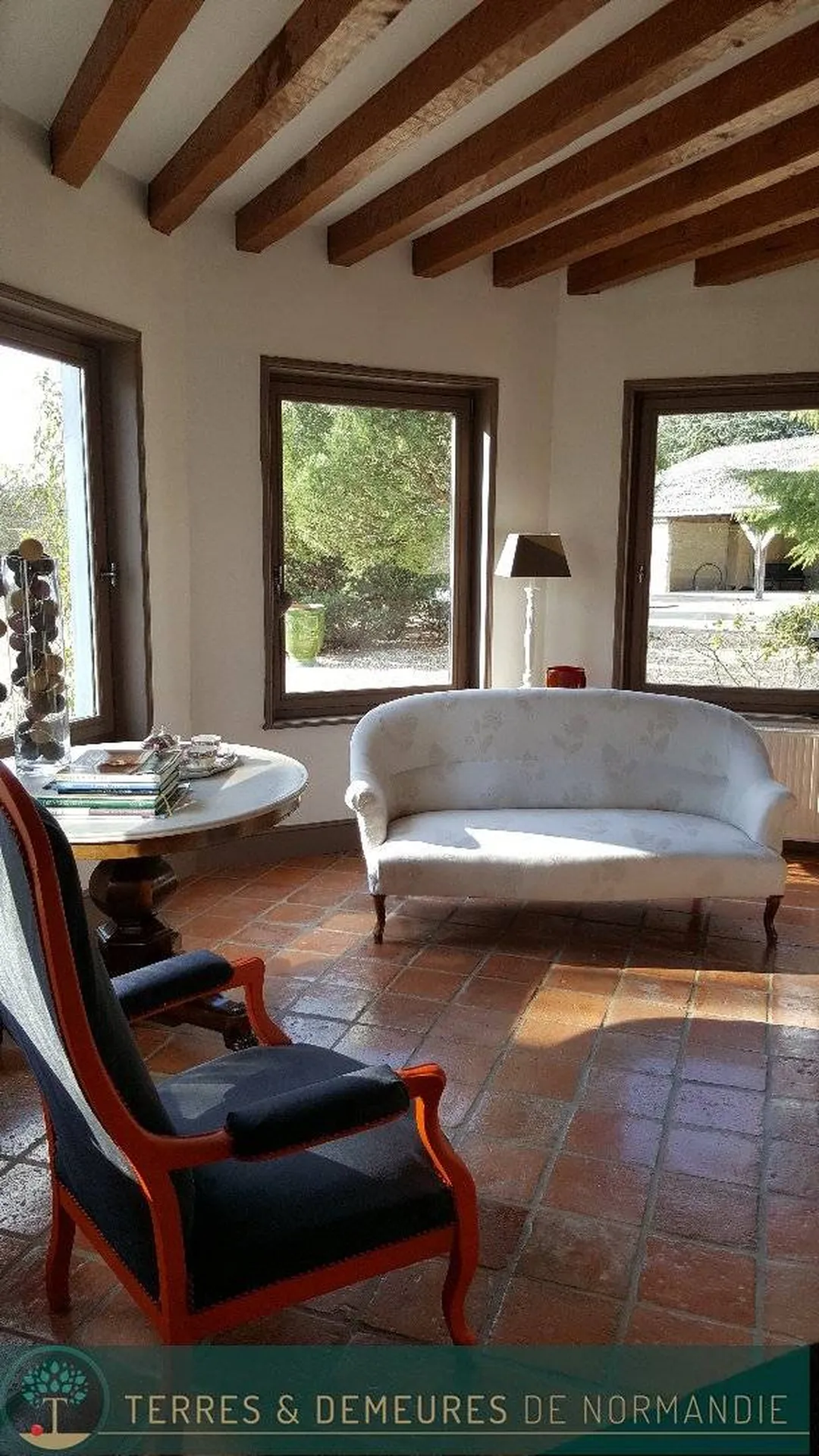 A acheter demeure de caractère avec dépendance proche Cormeilles 27260