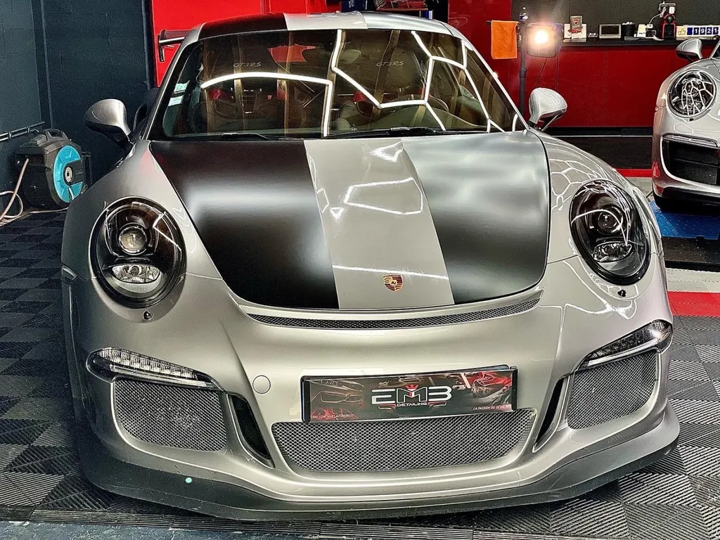 Protection automobile carrosserie paint protection film PPF Porsche 991 GT3 RS sur Lyon 