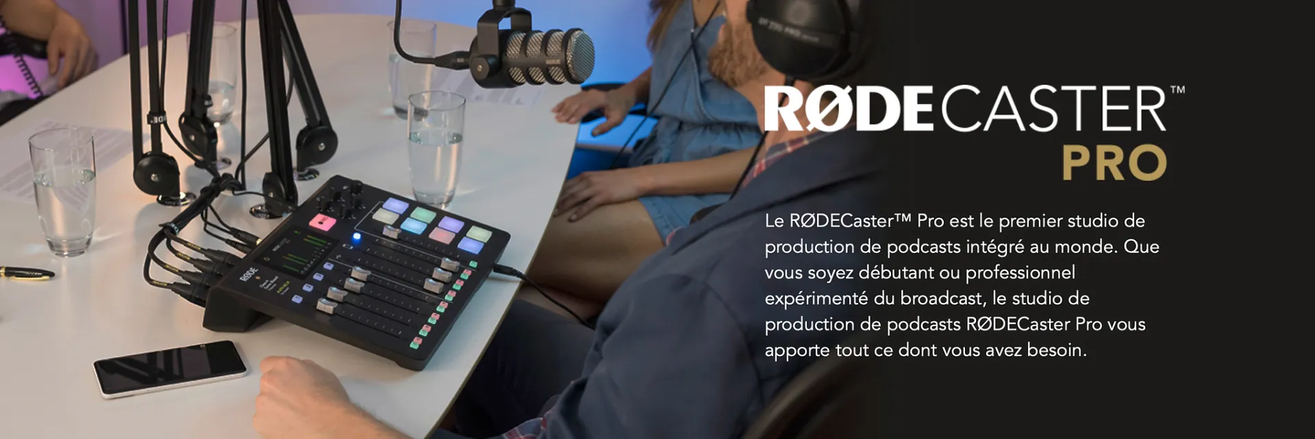location console de mixage rode à Sanary dans le Var