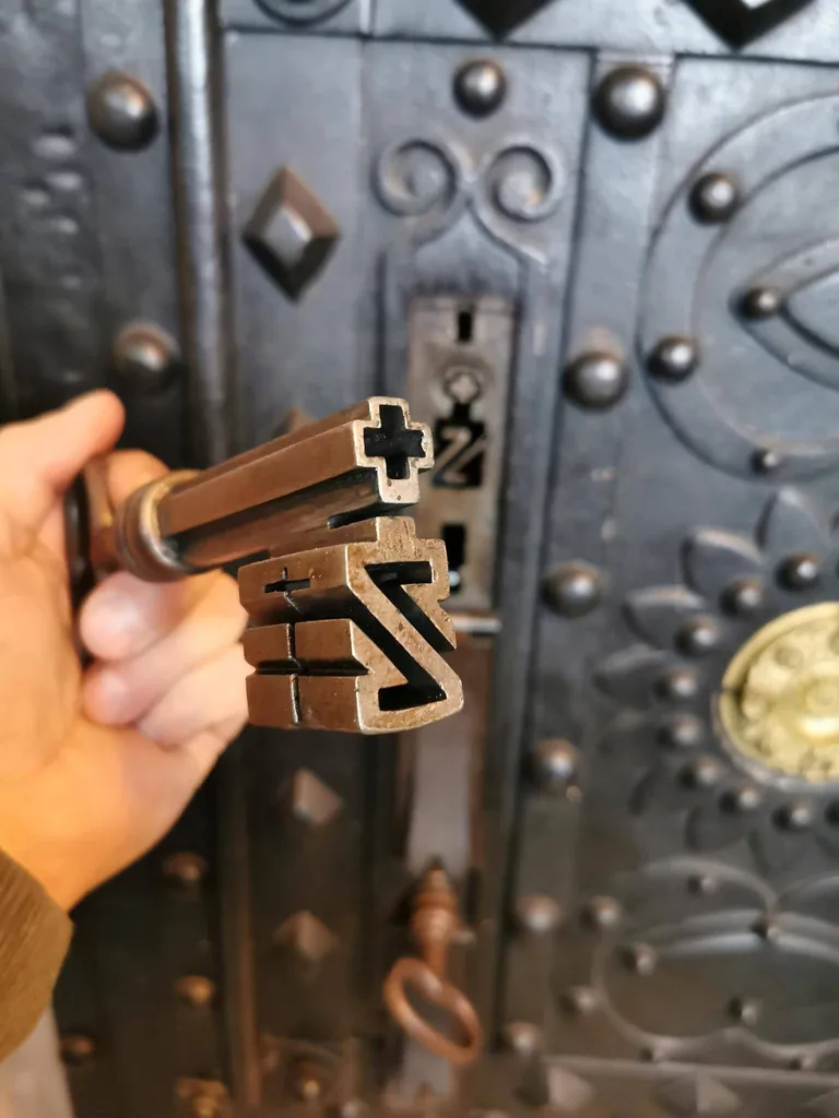 clé coffre fort à secret