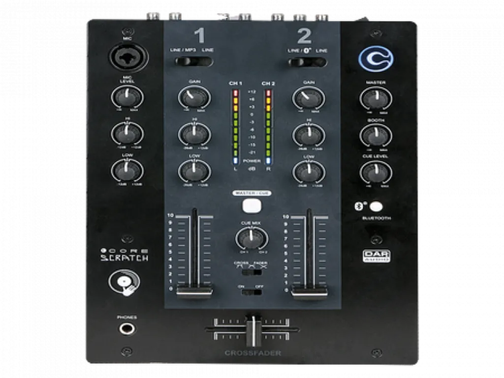 Table de mixage 2 pistes Bluetooth