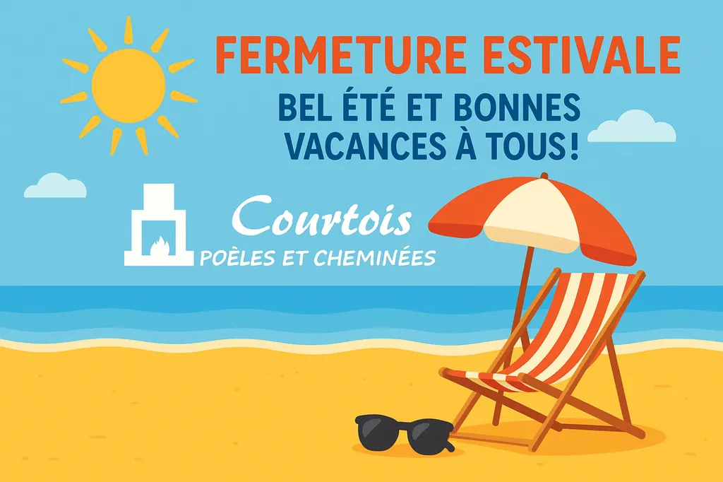 Fermeture estivale COURTOIS Cheminées Toulouse
