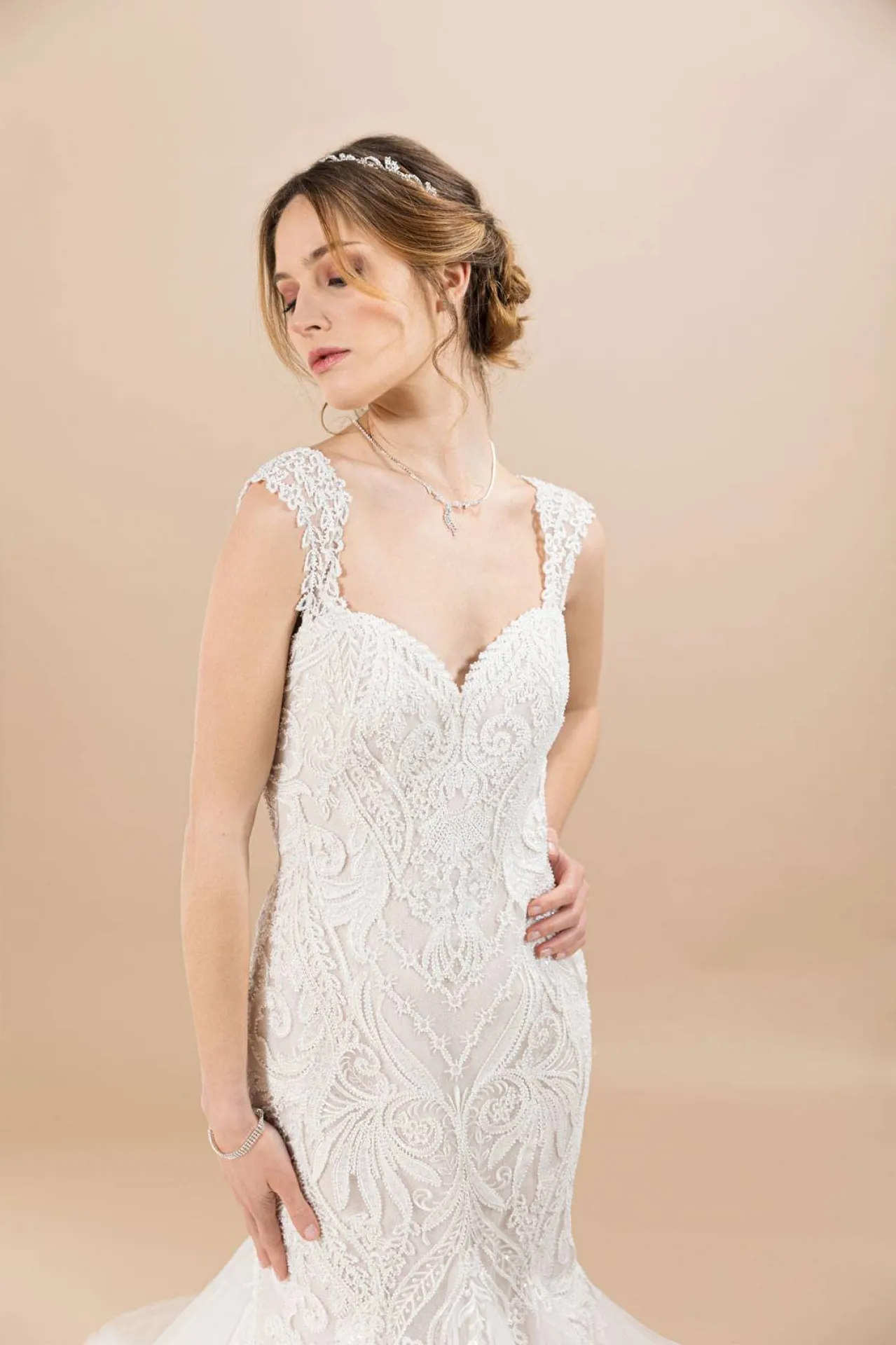 robe de mariée et ses bretelles mariage pas cher