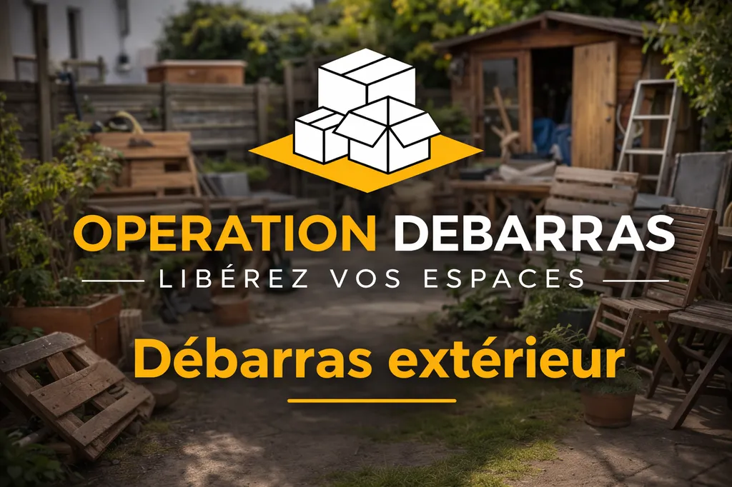 Pouvez-vous débarrasser les déchets verts, gravats et matériaux en extérieur ?