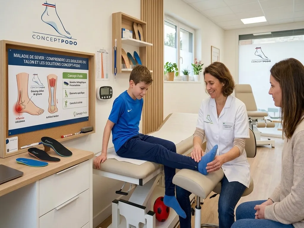 semelles orthopédiques pour maladie de sever au Havre, Rouen, Bourg-achard, Île-de-France