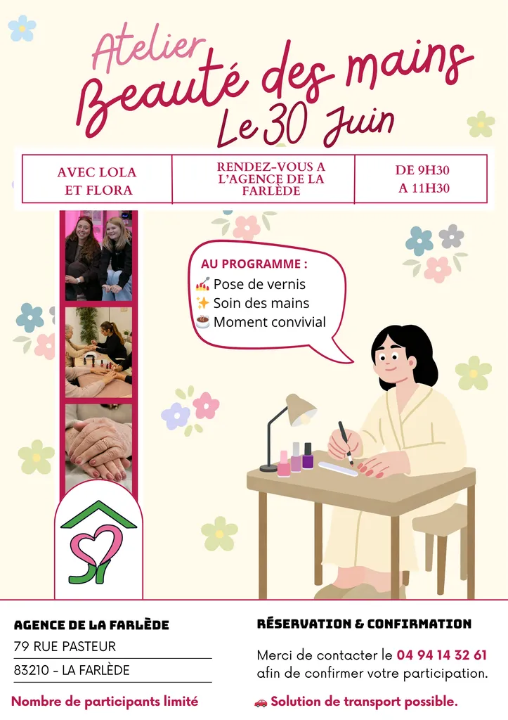 À La Farlède, un atelier beauté des mains placé sous le signe du bien-être