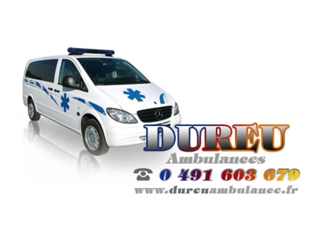 Ambulance Dureu transport médicalisé Marseille