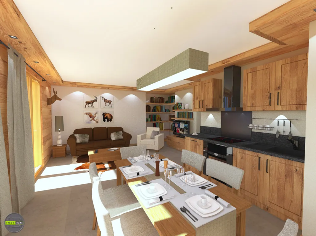 T1 au T5 résidence en  savoie face au Mont Blanc 