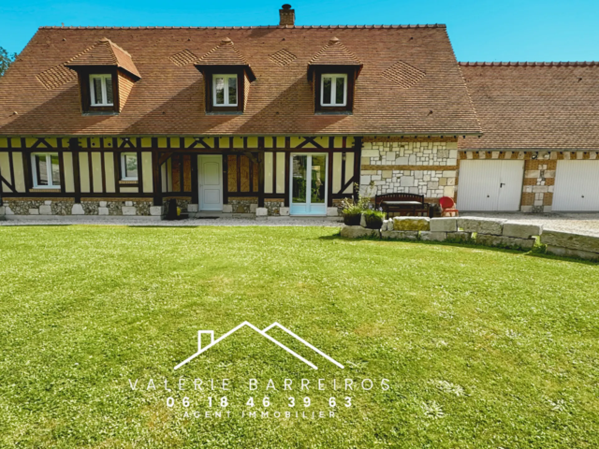 A vendre maison de 185 m² édifiée sur 2023 m² de terrain sur la commune de ORIVAL 76500