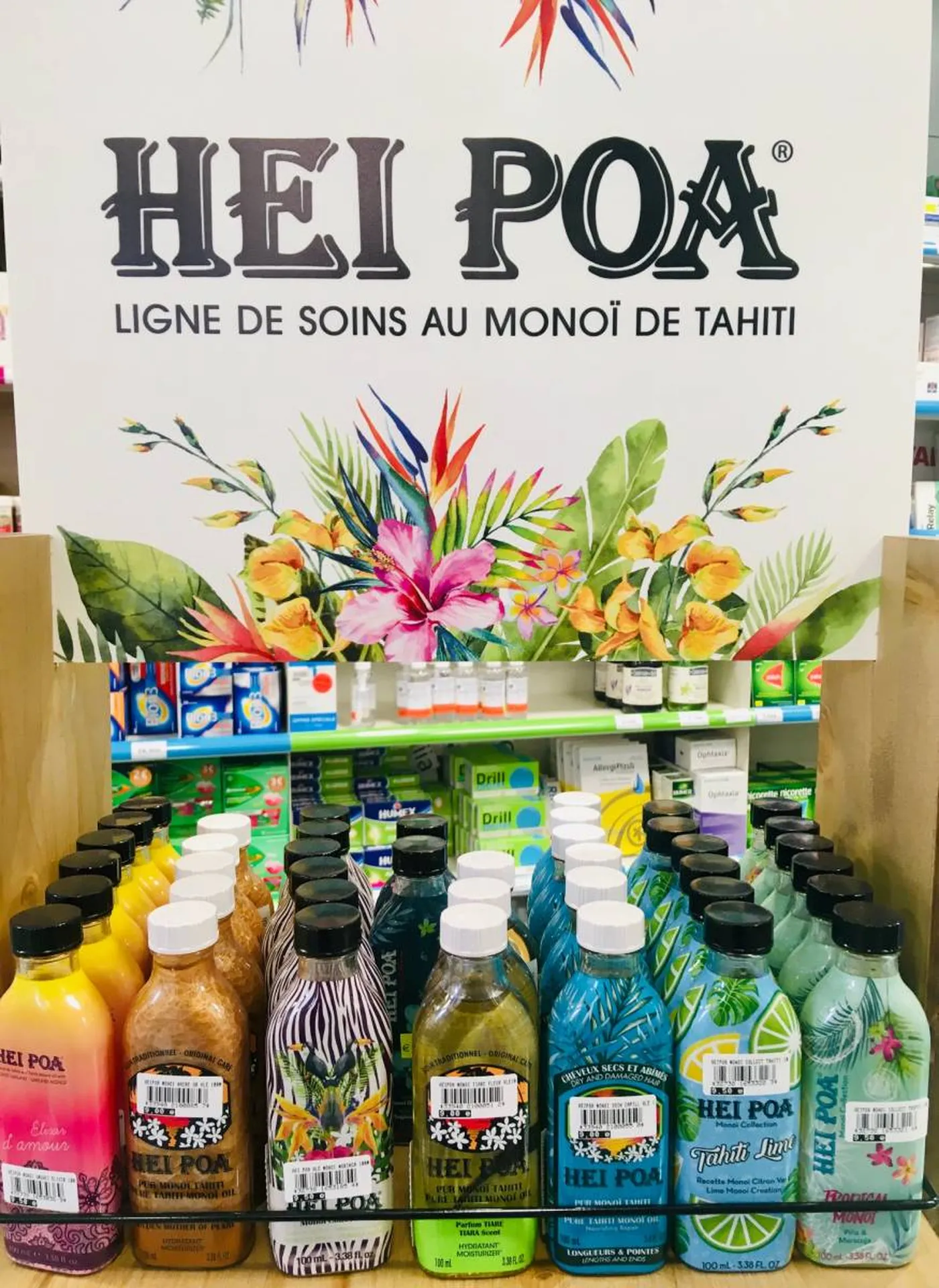 MONOI de tahiti HEI POA à marseille