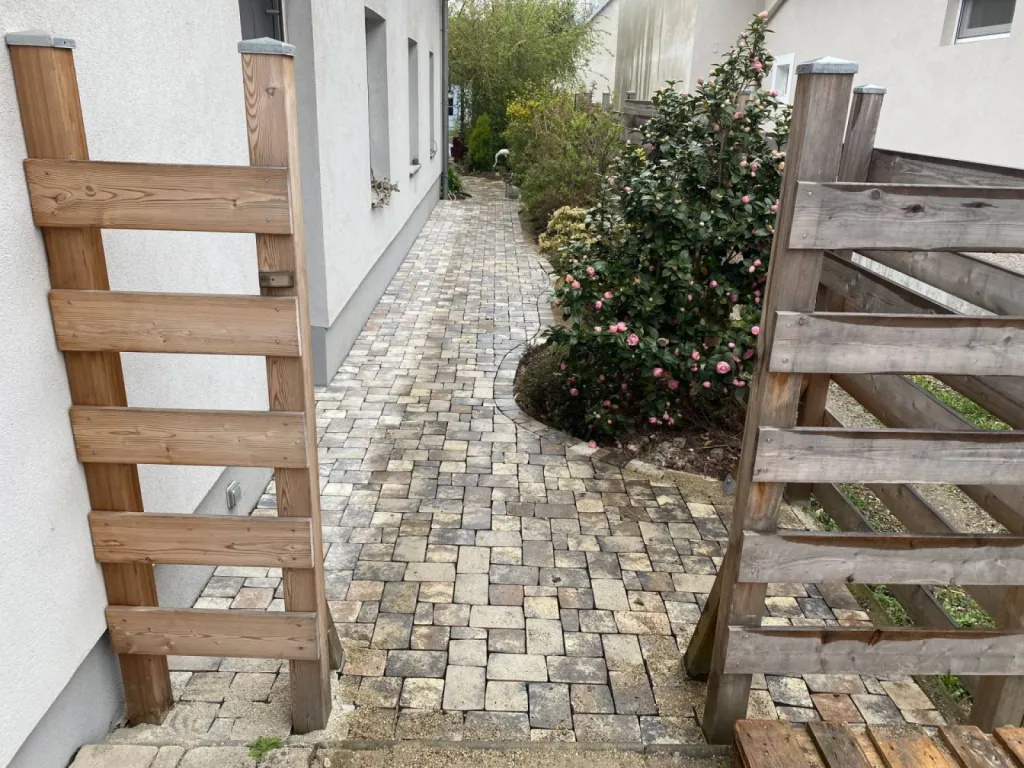 Chemin en pavé Spartana à Kilstett, près de Strasbourg CLK 