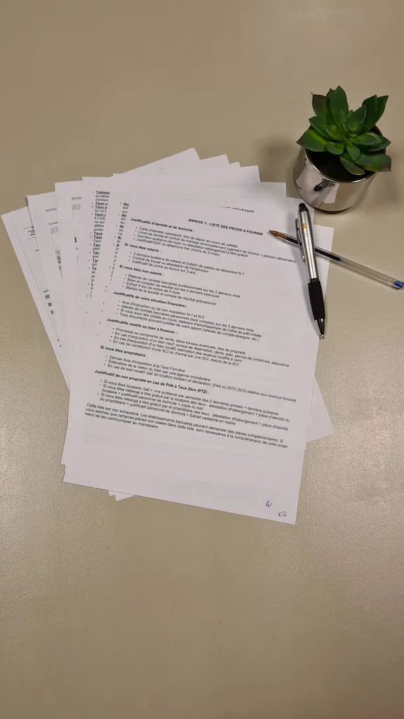Quels documents dois-je fournir pour obtenir mon prêt immobilier ?